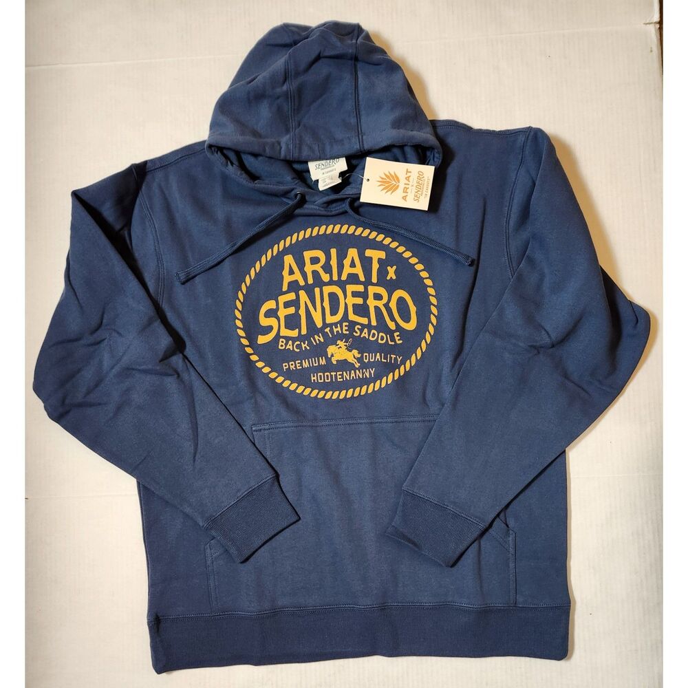 Ariat x Sendero Back in the Saddle Hoodie Men’s Large Dark Denim